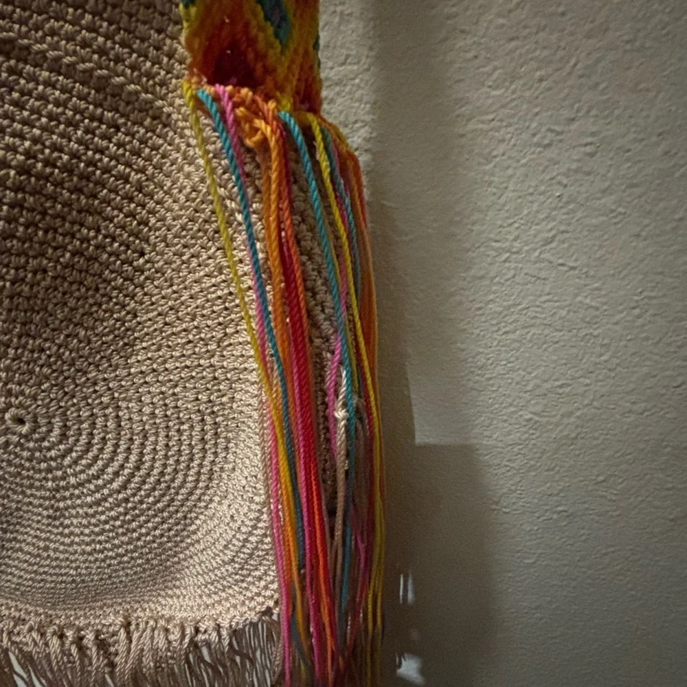 Boho Multi color Cross body Purse
